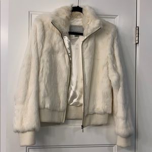 Rabbit fur jacket